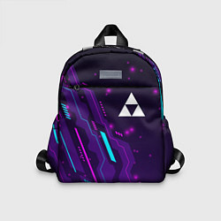 Детский рюкзак Zelda neon gaming, цвет: 3D-принт