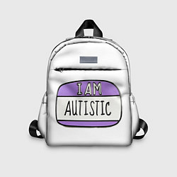Детский рюкзак Аутист значок, цвет: 3D-принт