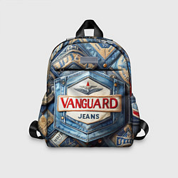 Детский рюкзак Vanguard denim patchwork - ai art, цвет: 3D-принт