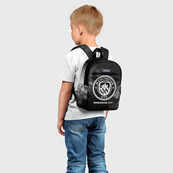 Детский рюкзак Manchester City sport на темном фоне, цвет: 3D-принт — фото 2