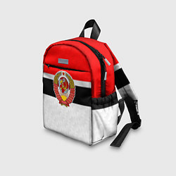 Детский рюкзак Герб СССР - ретро цвета, цвет: 3D-принт — фото 2