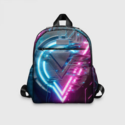 Детский рюкзак Neon geometric abstraction - ai art