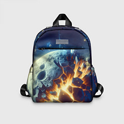 Детский рюкзак Взрыв планеты - космос от нейросети, цвет: 3D-принт