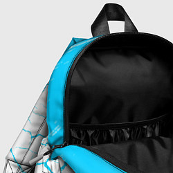 Детский рюкзак Bayern neon gradient style вертикально, цвет: 3D-принт — фото 2