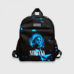 Детский рюкзак Nirvana рок бенд краски, цвет: 3D-принт