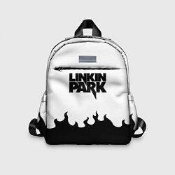 Детский рюкзак Linkin park rock fire, цвет: 3D-принт