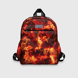 Детский рюкзак Огненный элементаль, цвет: 3D-принт
