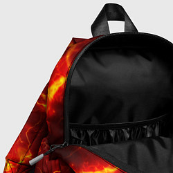 Детский рюкзак Текстура огня, цвет: 3D-принт — фото 2