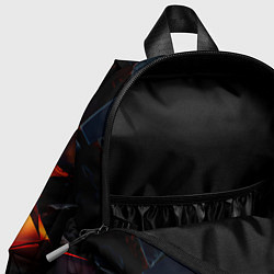 Детский рюкзак Осколки стали с подсветкой, цвет: 3D-принт — фото 2