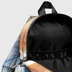 Детский рюкзак Акварельные перья, цвет: 3D-принт — фото 2