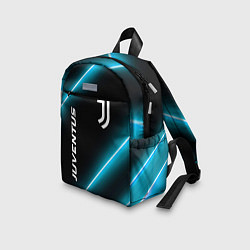 Детский рюкзак Juventus неоновые лампы, цвет: 3D-принт — фото 2