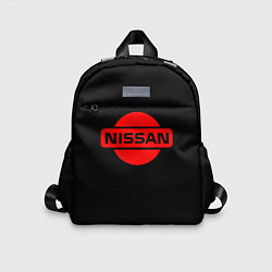 Детский рюкзак Nissan red logo, цвет: 3D-принт