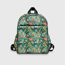 Детский рюкзак Тропический фламинго в цветах