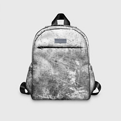 Детский рюкзак Абстракция - серо-белые царапины, цвет: 3D-принт