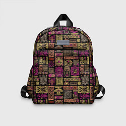 Детский рюкзак Африка - этнический орнамент, цвет: 3D-принт