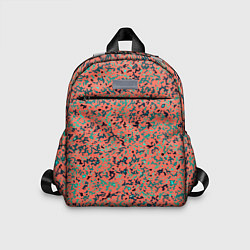 Детский рюкзак Розово-бирюзовый абстрактный