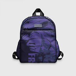 Детский рюкзак Абстрактное лицо девушки на фиолетовом - abstract