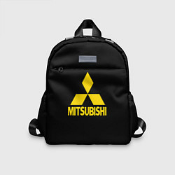 Детский рюкзак Mitsubishi logo yelow, цвет: 3D-принт