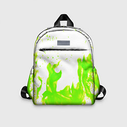 Детский рюкзак Кислотный огонь, цвет: 3D-принт