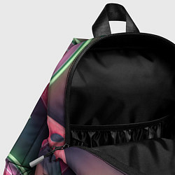 Детский рюкзак Дольки арбуза неон, цвет: 3D-принт — фото 2