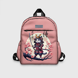Детский рюкзак Kitten samurai - bushido ai art, цвет: 3D-принт