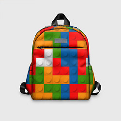 Детский рюкзак Блоки цветового конструктора, цвет: 3D-принт