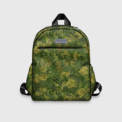 Детский рюкзак Камуфляж летний мох, цвет: 3D-принт