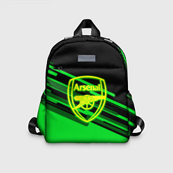 Детский рюкзак Arsenal geometry line green, цвет: 3D-принт