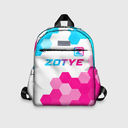 Детский рюкзак Zotye neon gradient style посередине, цвет: 3D-принт