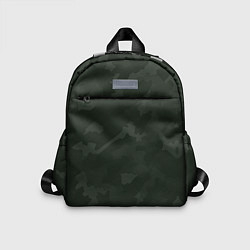 Детский рюкзак Камуфляж тёмный, цвет: 3D-принт