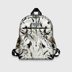 Детский рюкзак Black and white abstraction, цвет: 3D-принт