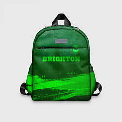 Детский рюкзак Brighton - green gradient посередине, цвет: 3D-принт
