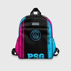 Детский рюкзак PSG - neon gradient по-центру, цвет: 3D-принт