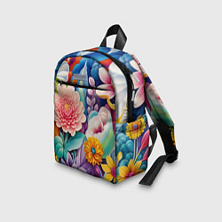 Детский рюкзак Лето объемные цветы, цвет: 3D-принт — фото 2