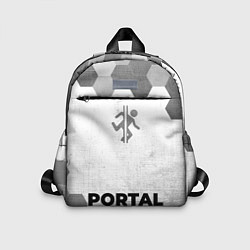 Детский рюкзак Portal - white gradient по-центру, цвет: 3D-принт