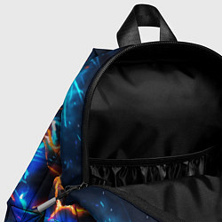 Детский рюкзак Битва планет абстракция, цвет: 3D-принт — фото 2