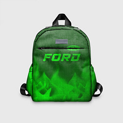 Детский рюкзак Ford - green gradient посередине, цвет: 3D-принт