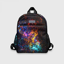 Детский рюкзак Космические краски текстура