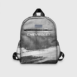 Детский рюкзак Chevrolet - grey gradient посередине, цвет: 3D-принт