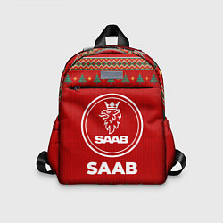 Детский рюкзак Saab new year, цвет: 3D-принт