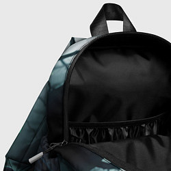 Детский рюкзак Змея в неоновом лесу, цвет: 3D-принт — фото 2