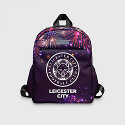 Детский рюкзак Праздничный Leicester City, цвет: 3D-принт