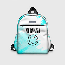 Детский рюкзак Nirvana rock music color, цвет: 3D-принт