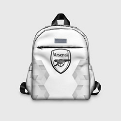 Детский рюкзак Arsenal white poly, цвет: 3D-принт