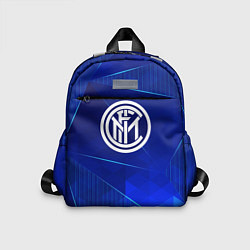 Детский рюкзак Inter blue poly, цвет: 3D-принт