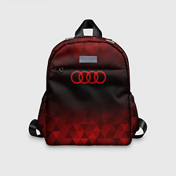 Детский рюкзак Audi red poly, цвет: 3D-принт
