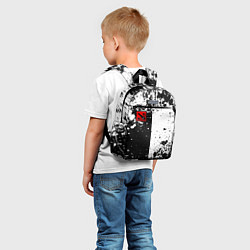 Детский рюкзак Дота 2 - белые брызги, цвет: 3D-принт — фото 2