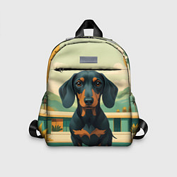 Детский рюкзак Такса и лето, цвет: 3D-принт