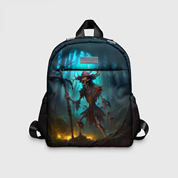 Детский рюкзак Скелет в мрачном лесу, цвет: 3D-принт