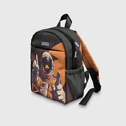 Детский рюкзак Птичий астронавт, цвет: 3D-принт — фото 2